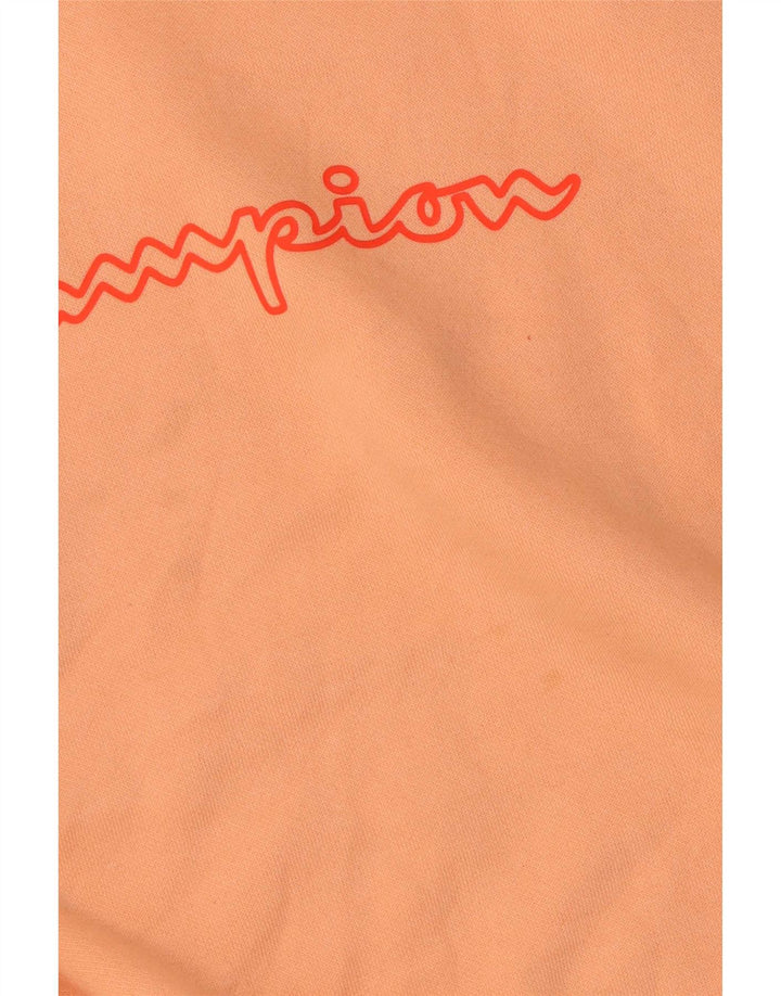 Maglione con cappuccio oversize grafico da donna Champion UK 14 Arancione medio