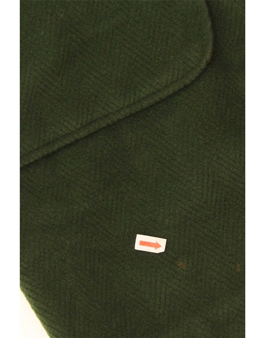 Vintage Mens Hooded Duffle Coat UK 38 Medium Green Acetate