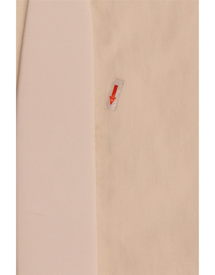 Zara Womens Flared Jeans EU 34 2XS W24 L32 White Cotton