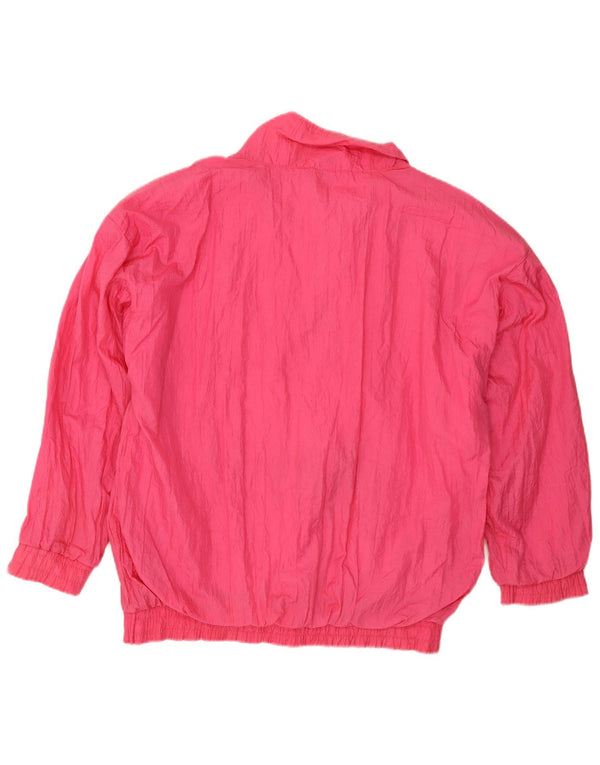 Vintage Mens Anorak Jacket UK 42/44 Large Pink Nylon