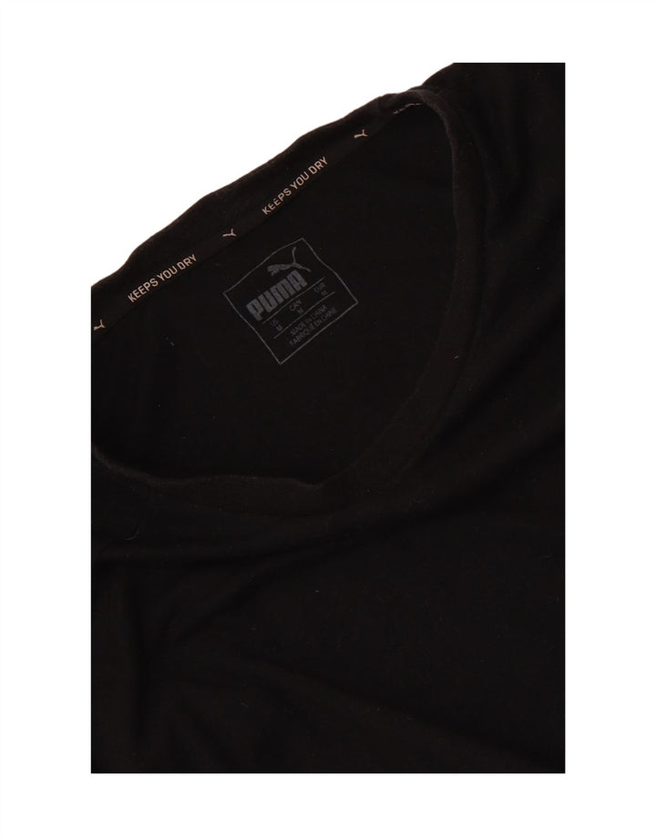 Puma Herre Vippe T-Shirt Top Medium Sort