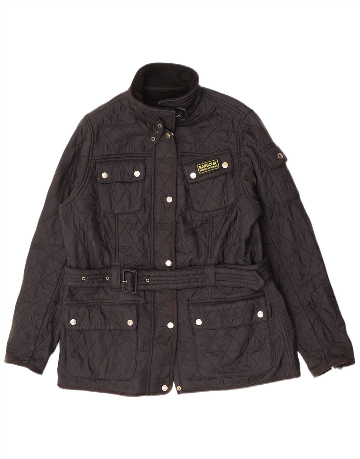 Barbour Damen Steppjacke UK 18 XL Schwarz Polyamid