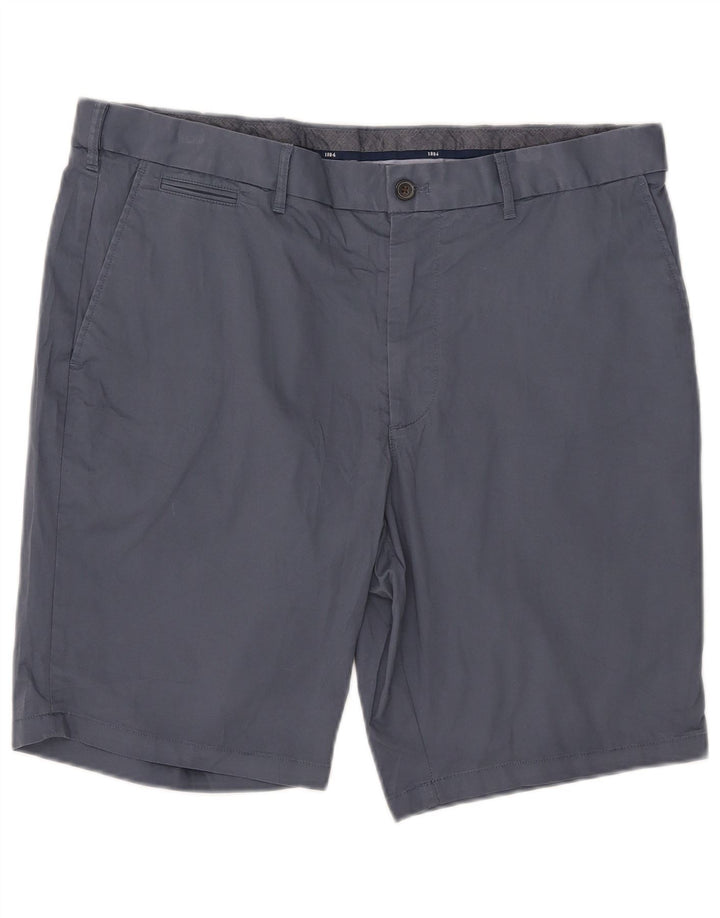 Marks & Spencer Mens Chino Shorts W38 XL Blue Cotton
