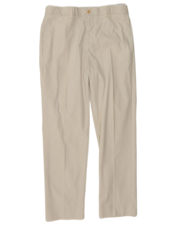 Armata Di Mare Pantaloni Chino Drepți Bărbați IT 46 Small L32 L29 Bej