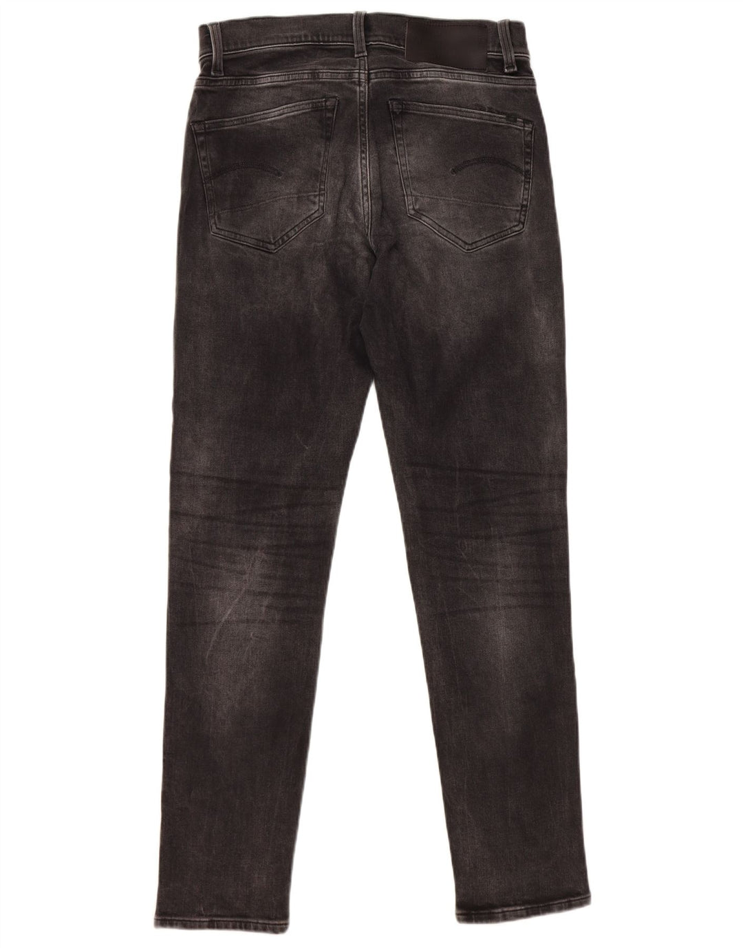 G-Star Womens 3301 Slim Jeans W28 L32 Black Cotton