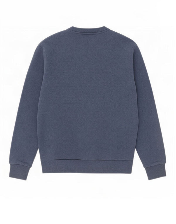 Felpa grafica da uomo North Sails in cotone blu medio