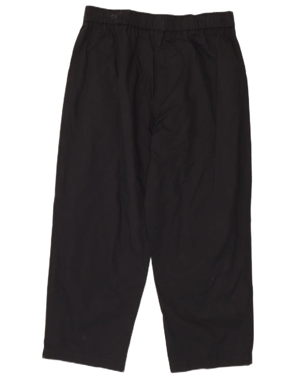 Benetton Damen Gerade Freizeithose W34 L26 Schwarz