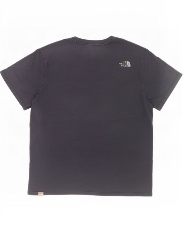 T-shirt grafica da uomo The North Face Top XL in cotone blu navy