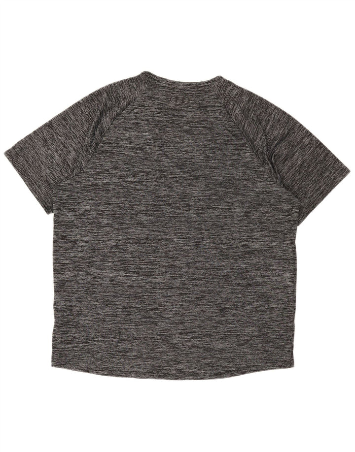 Maglietta da uomo Under Armour Top 2XL Poliestere chiazzato grigio