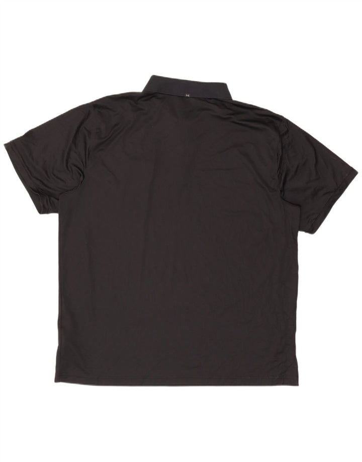 Under Armour Ανδρικό Πόλο Μπλουζάκι 3XL Μαύρο Πολυεστέρα