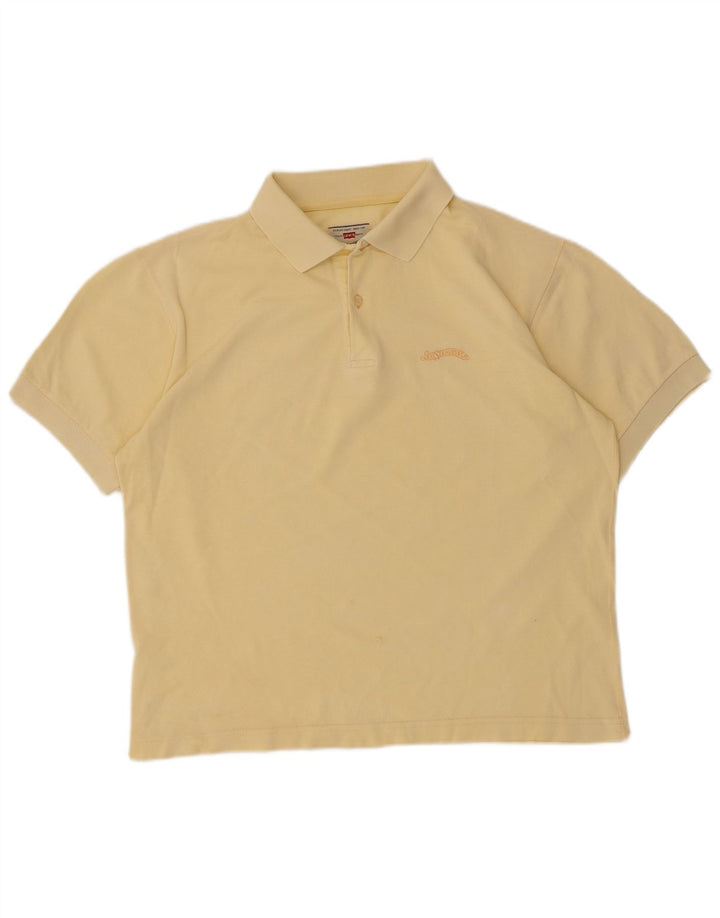 Polo Levi's da uomo di colore giallo medio