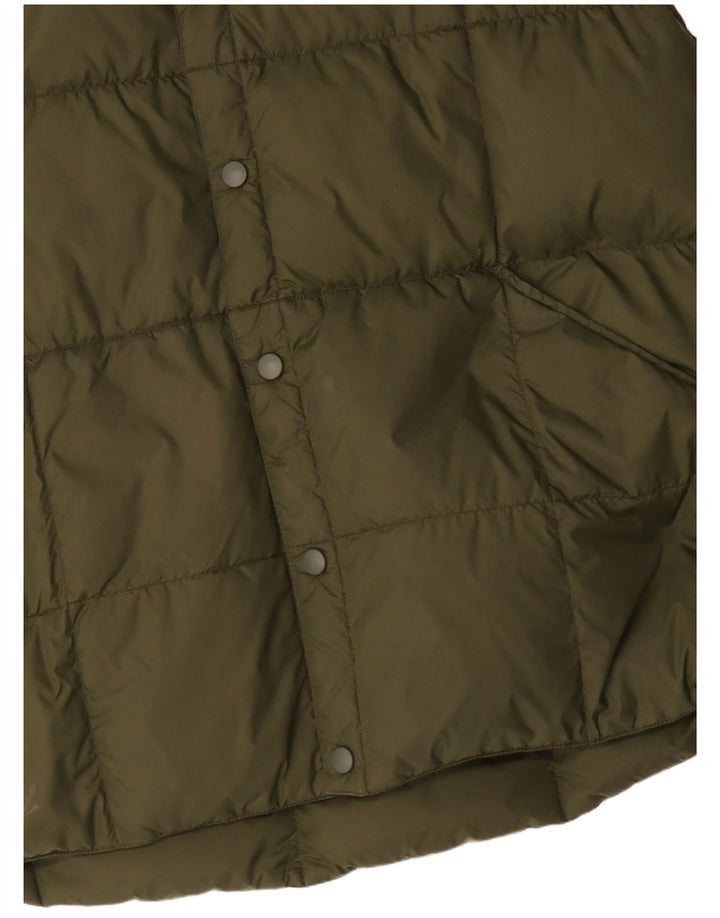 LANDS END Mens Padded Gilet UK 40 Large Green