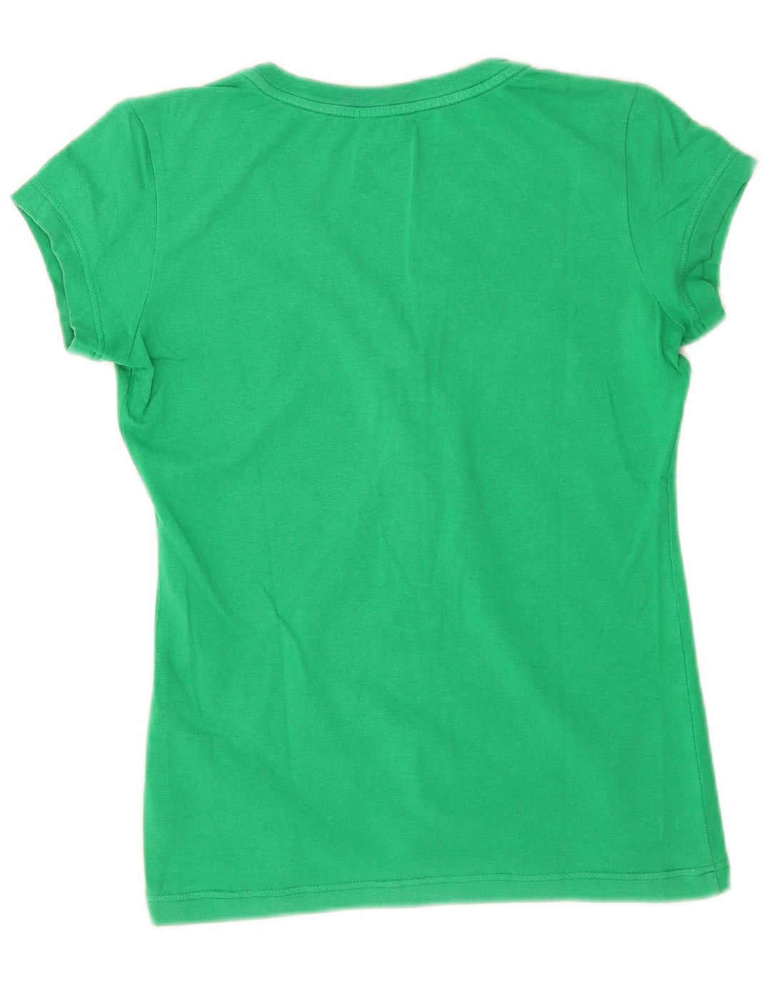Nike Womens T-Shirt Top UK 12 Medium Green