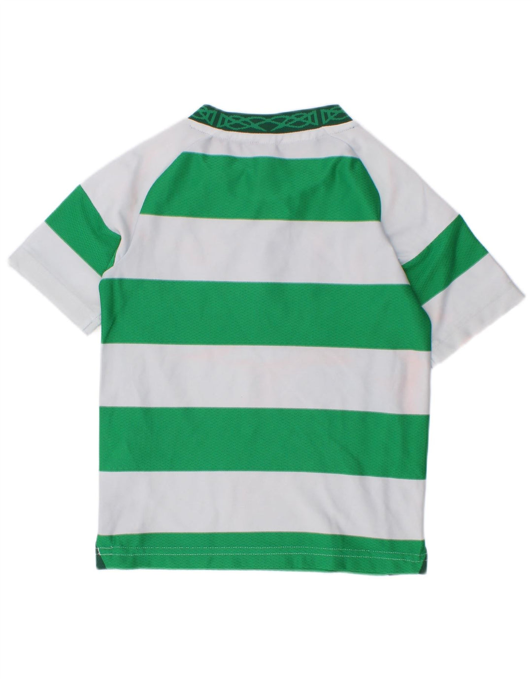 Adidas Boys Graphic T-Shirt Top 4-5 Years Green Striped Polyester