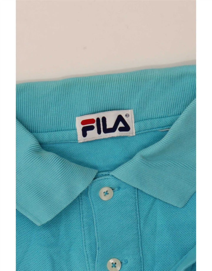 Fila Mens Polo Shirt Large Blue