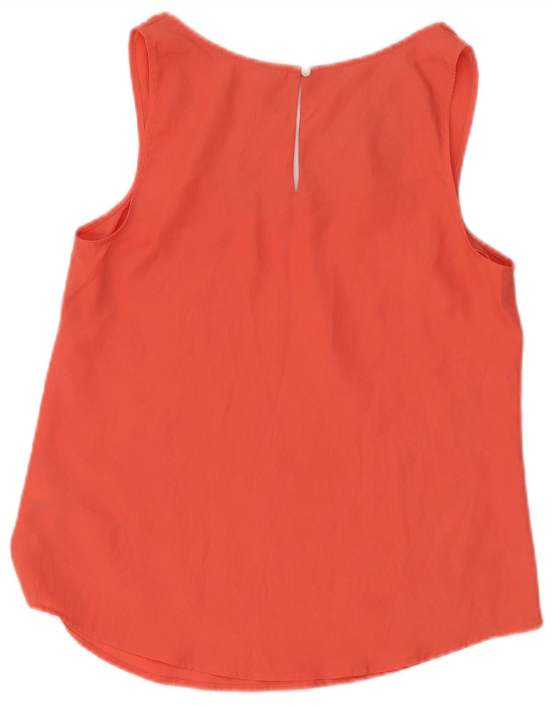 Oasis Blusa sin mangas para mujer Top UK 10 Small Naranja Poliéster