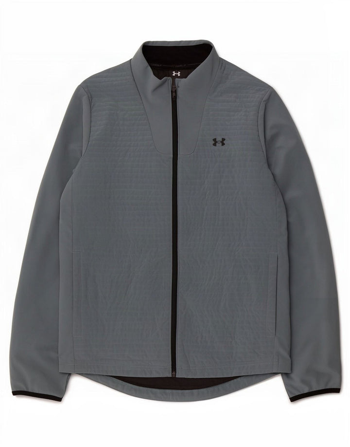 Under Armour Veste de survêtement Cold Gear Homme Gris Taille L Polyester