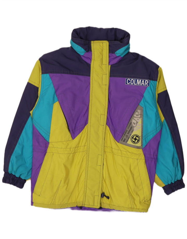 COLMAR Womens Oversized Graphic Ski Jacket IT 46 Large Multicoloured