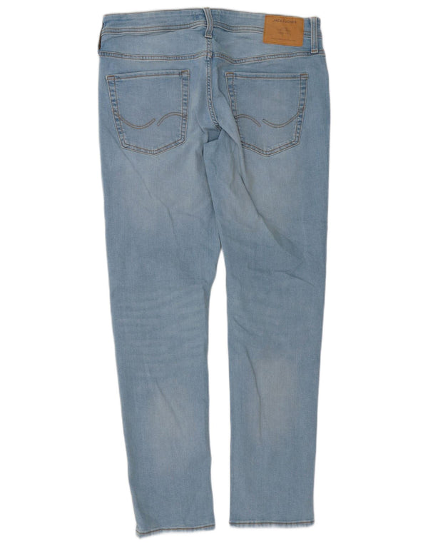 Jack & Jones Herre Slim Jeans W34 L32 Blå Bomuld