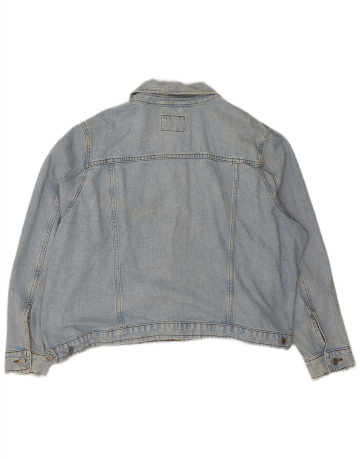 Marks & Spencer Womens Denim Jacket UK 28 6XL Blue Cotton