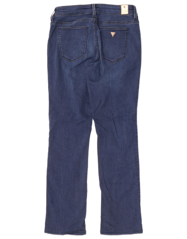 Guess Womens Cigarette Slim Jeans W29 L28 Blue Cotton