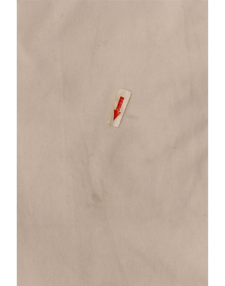 Zara Herre Slim Chino Bukser EU 44 Large W34 L30 Hvid Polyester