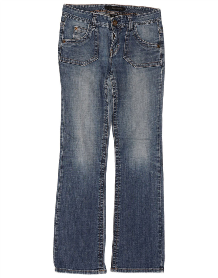 CALVIN KLEIN Womens Bootcut Jeans US 6 Small W32 L30 Blue Cotton