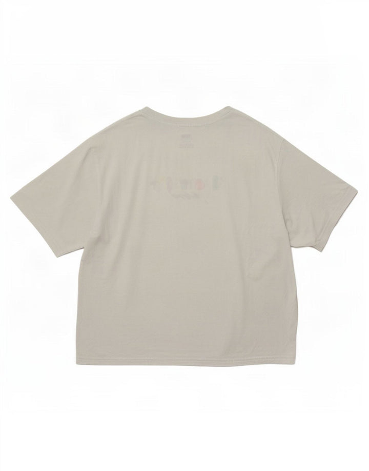 Levi's Womens Relaxed Fit Graphic T-Shirt Top UK 14 Medium White