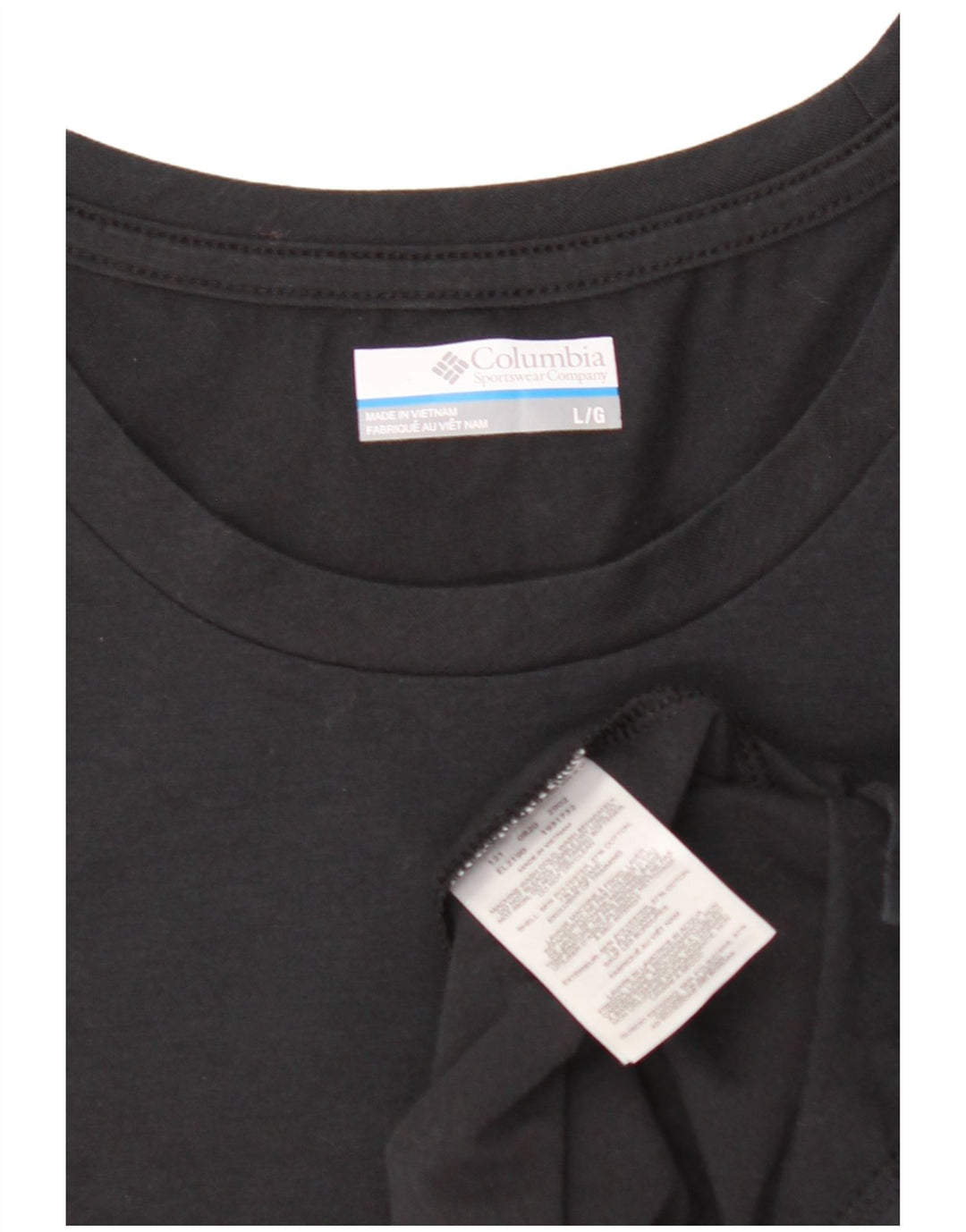 COLUMBIA Womens Vest Top UK 16 Large Black Polyester