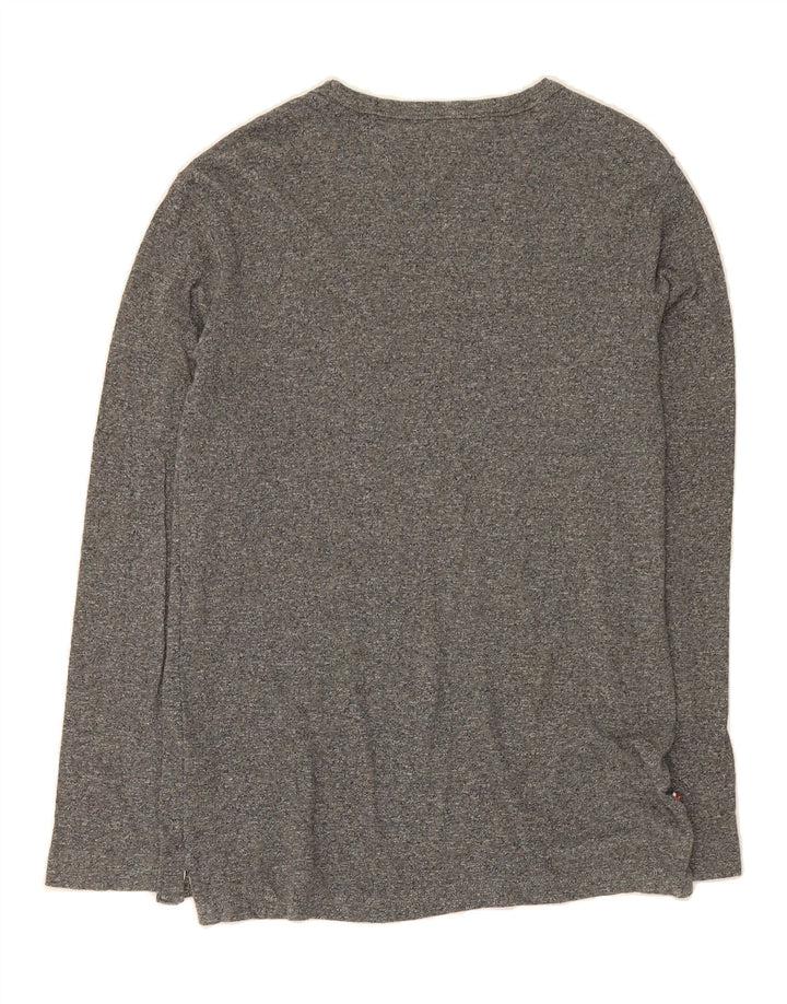 TOMMY HILFIGER Mens Top Long Sleeve Medium Grey Cotton Vintage Tommy Hilfiger and Second-Hand Tommy Hilfiger from Messina Hembry 