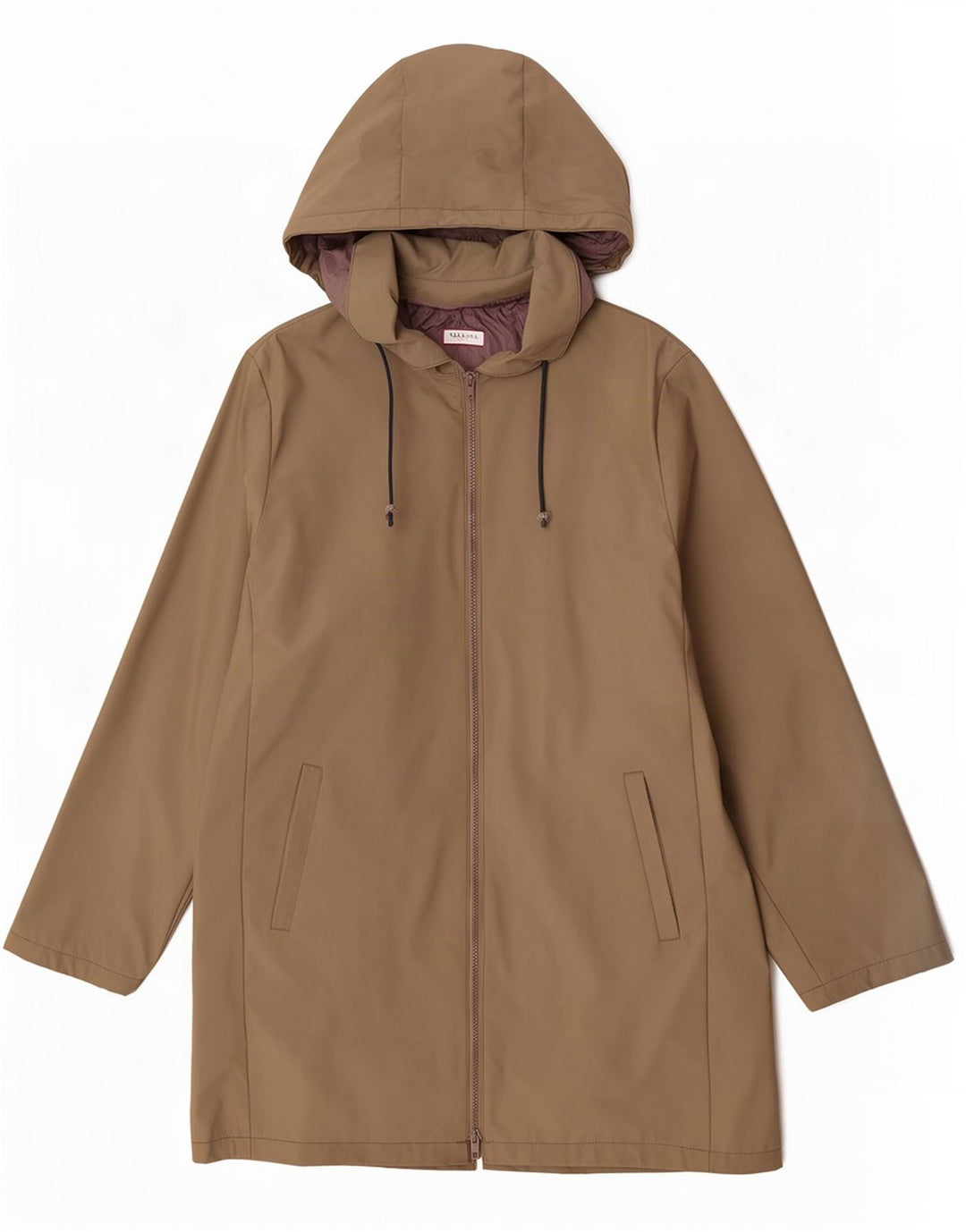 Impermeabile con cappuccio da donna Max & Co. UK 14 Large Khaki Poliammide