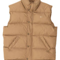 Tom Tailor Herre Polstret Gilet UK 40 Stor Beige Polyamid