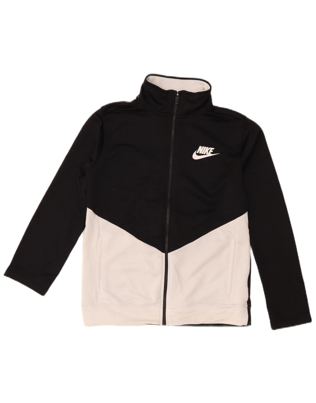 Nike drenge træningsdragt topjakke 12-13 år Stor sort farveblok