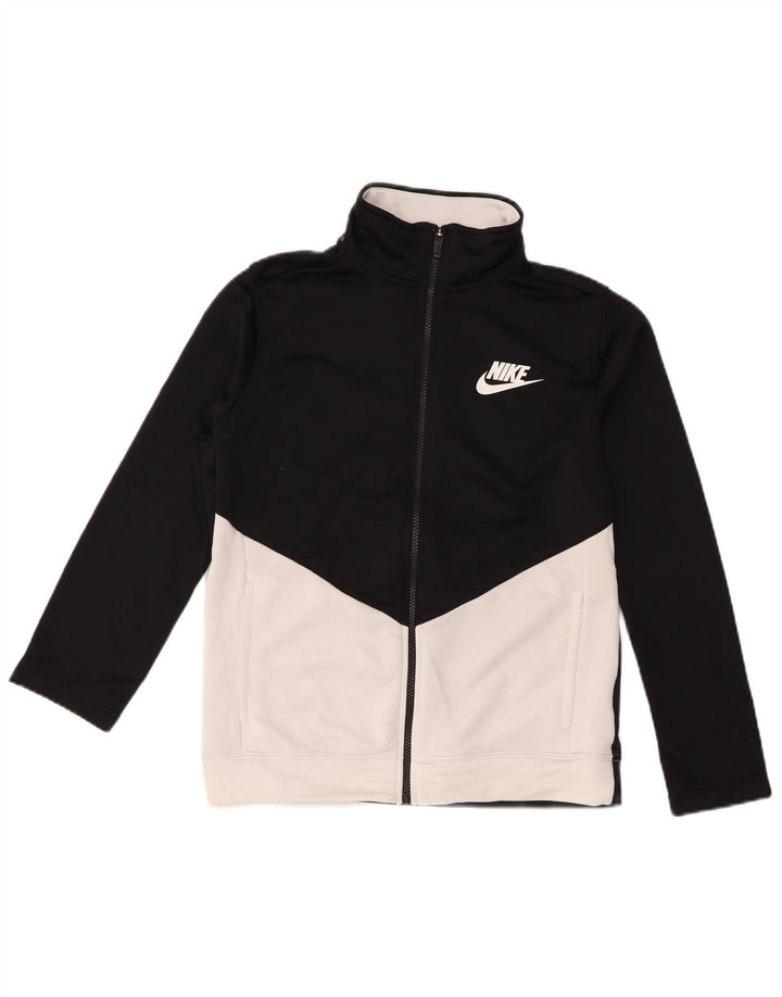 Nike drenge træningsdragt topjakke 12-13 år Stor sort farveblok