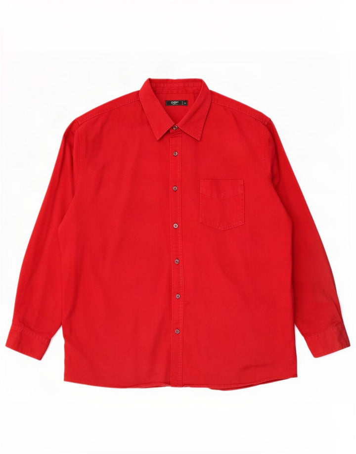 Cotton Traders Herreskjorte 2XL Rød
