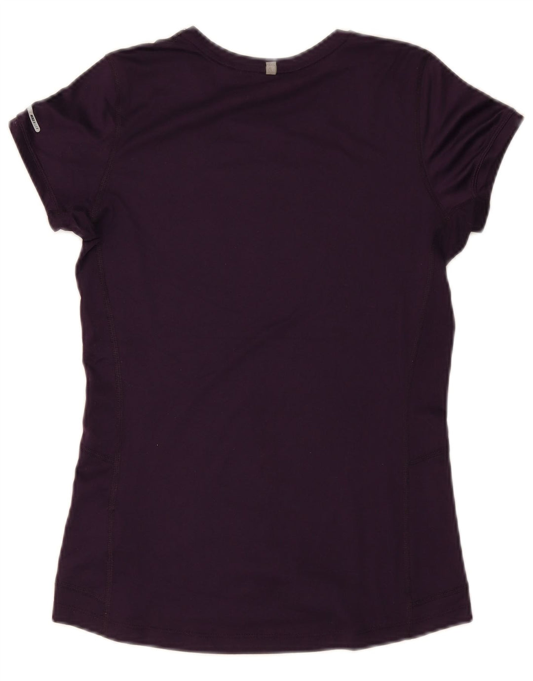 Nike Womens Dri Fit T-Shirt Top UK 8 Small Purple Polyester
