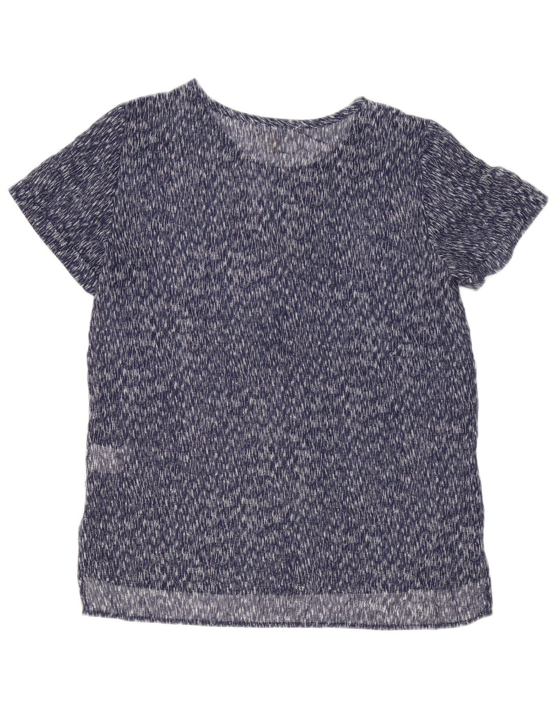 MICHAEL KORS Womens Blouse Top UK 10 Small Blue Striped