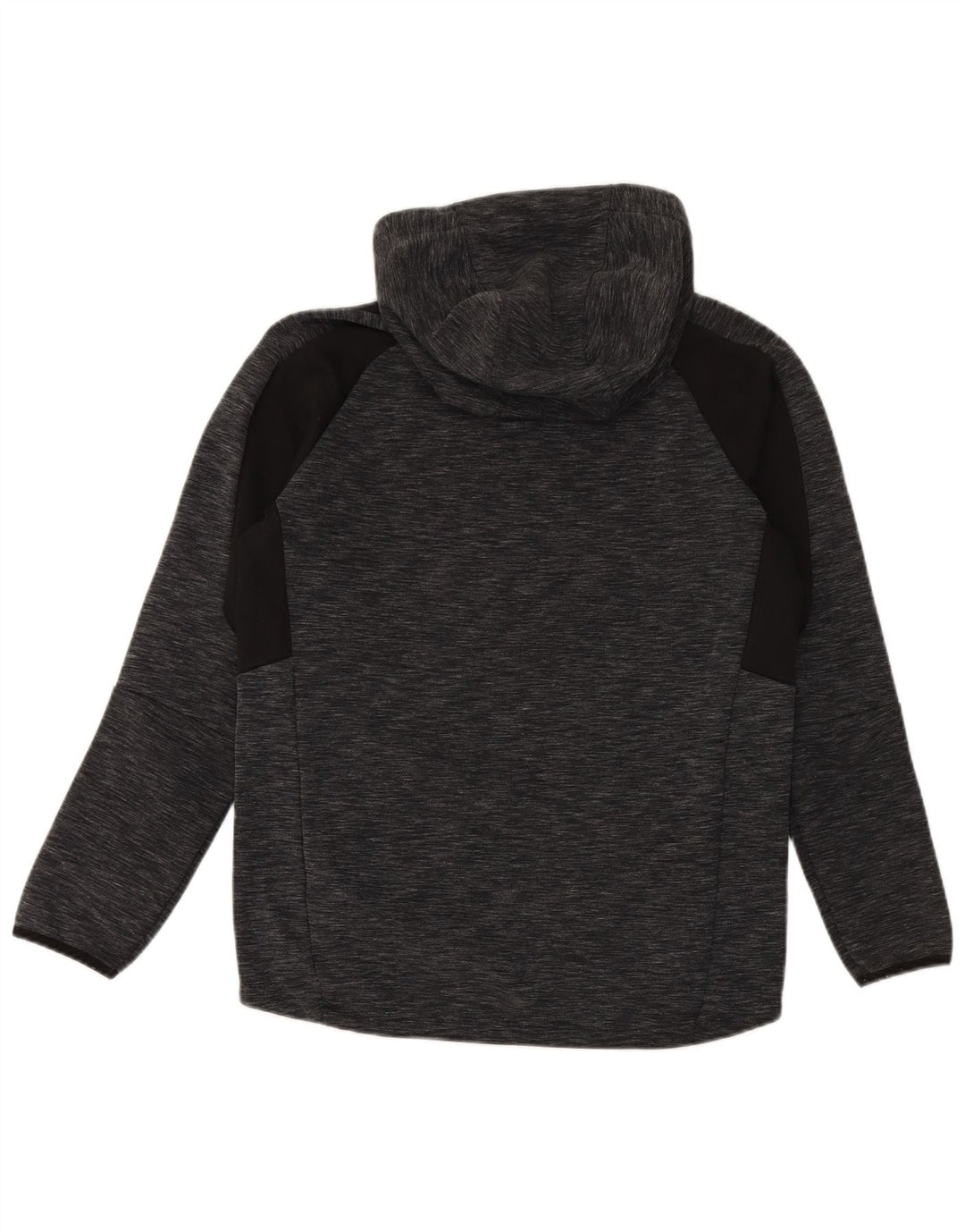 Puma Mens Hoodie Jumper Medium Grey Flecked Cotton