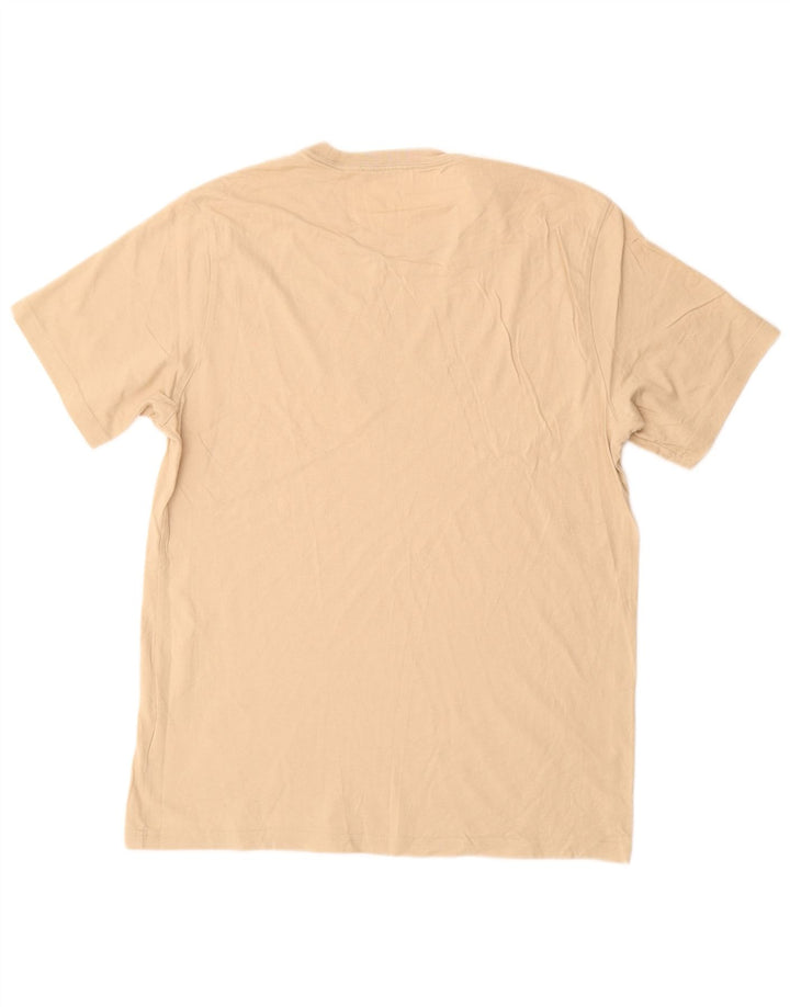 Converse Mens Graphic T-Shirt Top Medium Beige Cotton