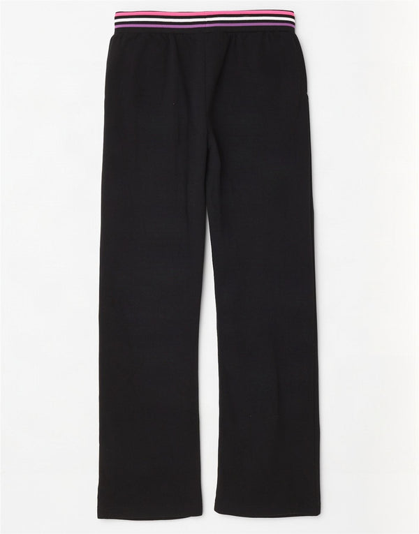 Fila Womens Tracksuit Trousers UK 16 Large Black Cotton