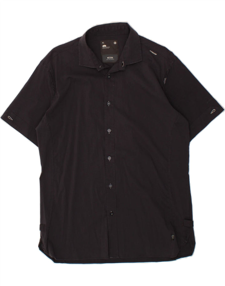 G-STAR Mens Short Sleeve Shirt XL Grey Cotton Vintage G-Star and Second-Hand G-Star from Messina Hembry 