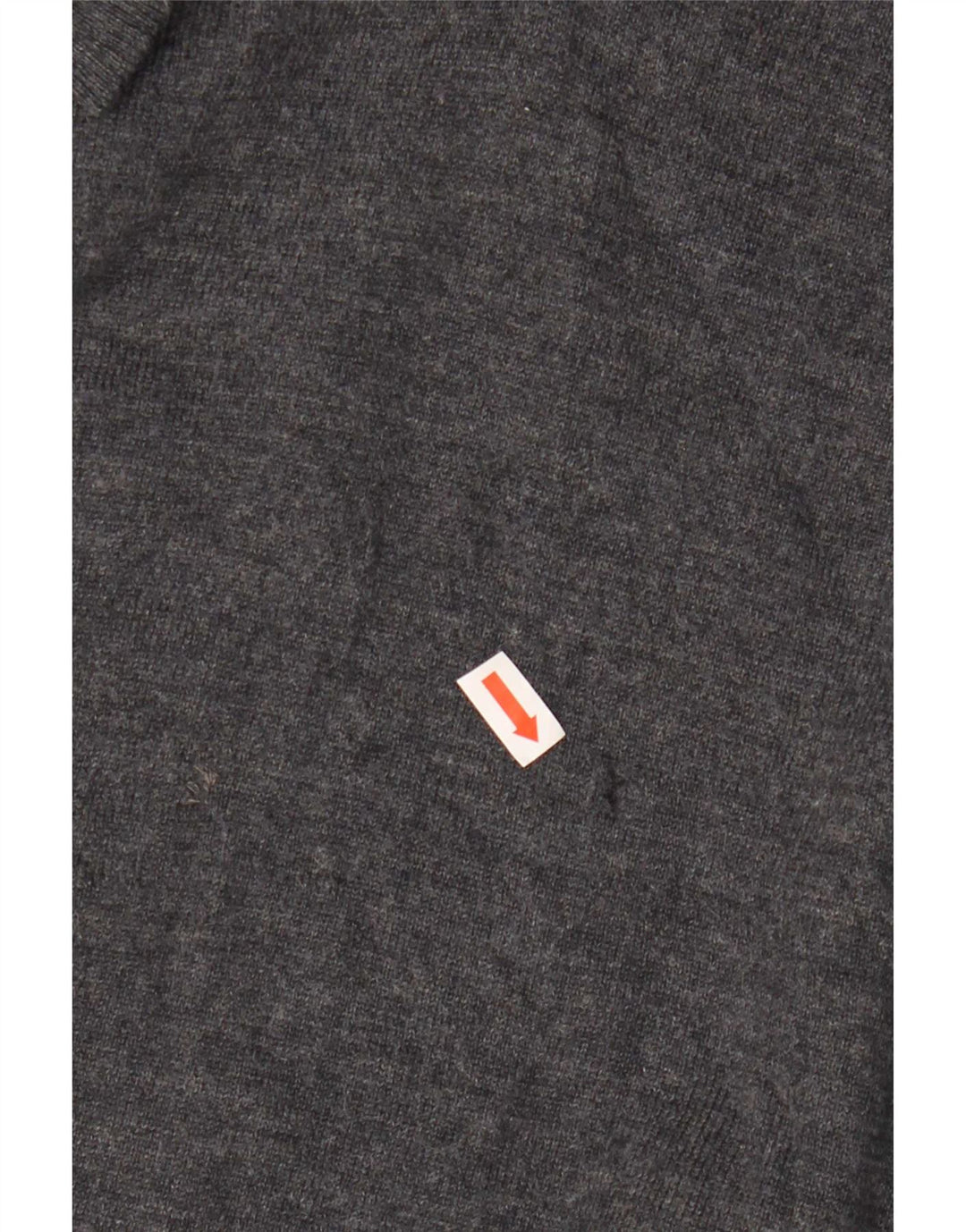 Zara Mens V-Neck Jumper Sweater XL Grey
