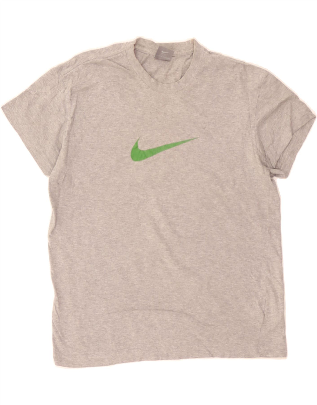 NIKE Womens Graphic T-Shirt Top UK 14 Medium Grey Cotton Vintage Nike and Second-Hand Nike from Messina Hembry 