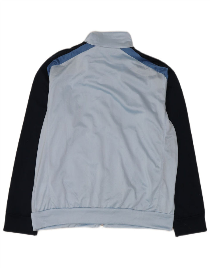 Giacca da tuta da ragazzo Adidas 13-14 anni in poliestere color block blu