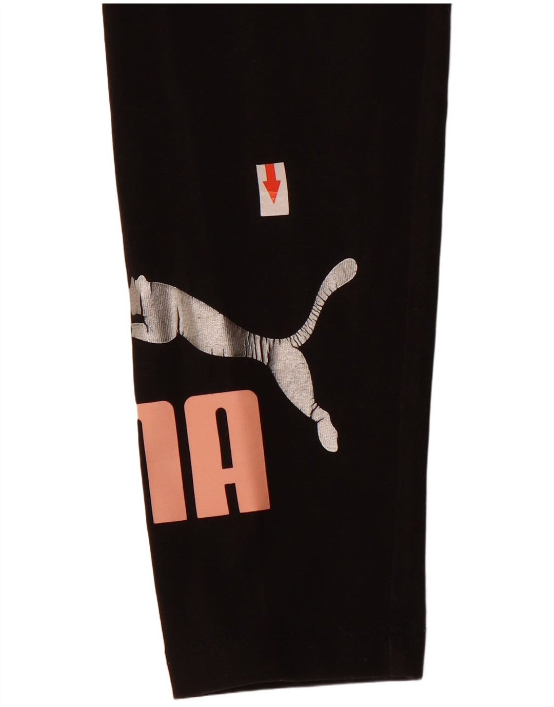 Puma Girls Graphic Leggings 9-10 Years Black