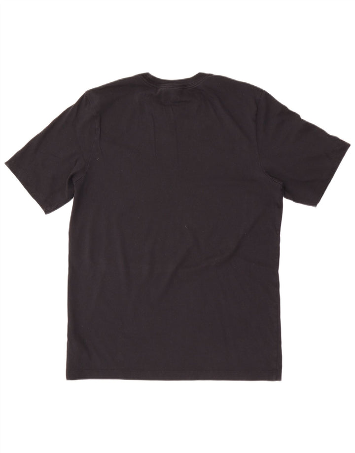 Nike Mens Dri Fit Graphic T-Shirt Top Medium Black Cotton
