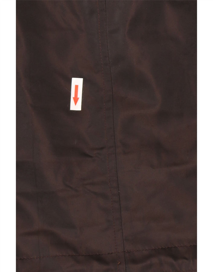 Zara Herre Hooded Utility Jacket UK 38 Medium Brown
