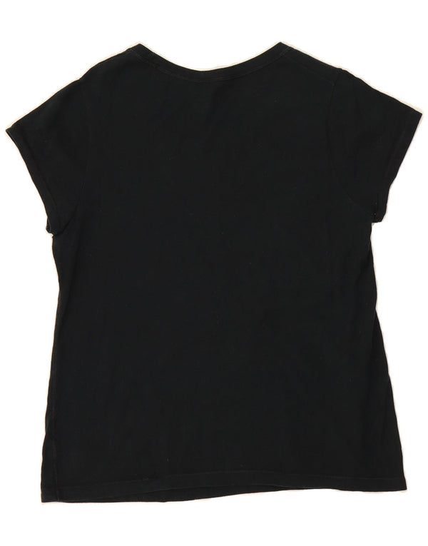 T-shirt da donna CHAMPION Top UK 14 grande nera