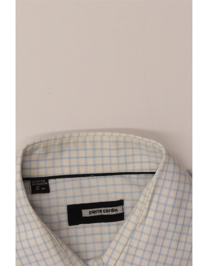 Pierre Cardin Chemise Homme Taille 41 16 Grand Coton à Carreaux Bleu