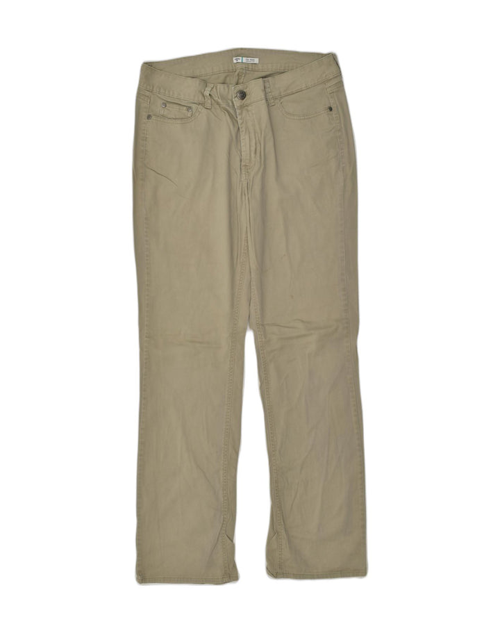 LEE Womens Long Straight Casual Trousers US 16 2XL W36 L33  Beige Cotton | Vintage Lee | Thrift | Second-Hand Lee | Used Clothing | Messina Hembry 